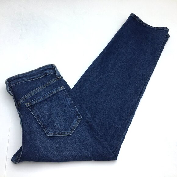 Old Navy Jeans O.G. Loose Fit Straight Leg High Rise Stretch size 4 length 31" - Picture 8 of 8